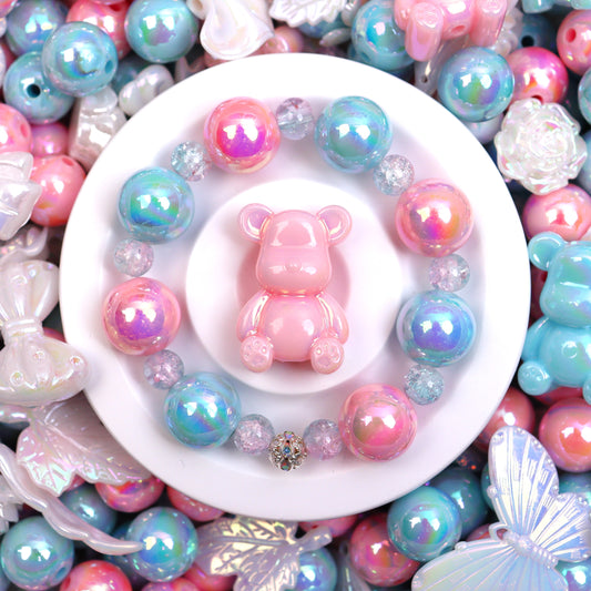 【R】~Running Princess~ High Quality Acrylic Bead(16') & Charms ~逃げるお姫様~高品質アクリルビーズ(16mm)とアクセサリー