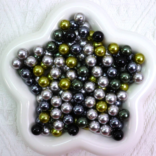 【P2】~A Dark Green Dream~ High Quality Shell Pearl(10') & Metal